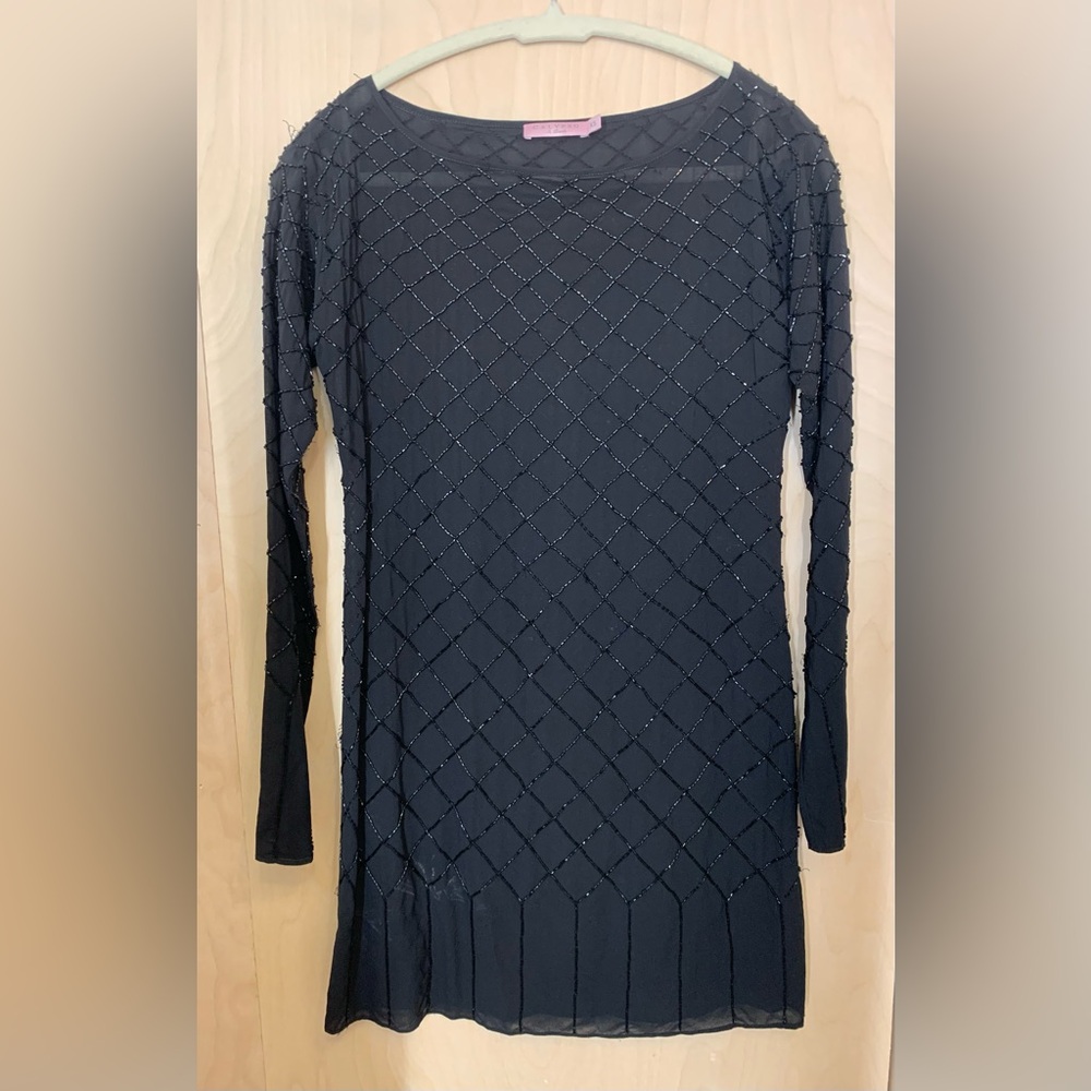 Calypso St. Barth Black Quilted Dress